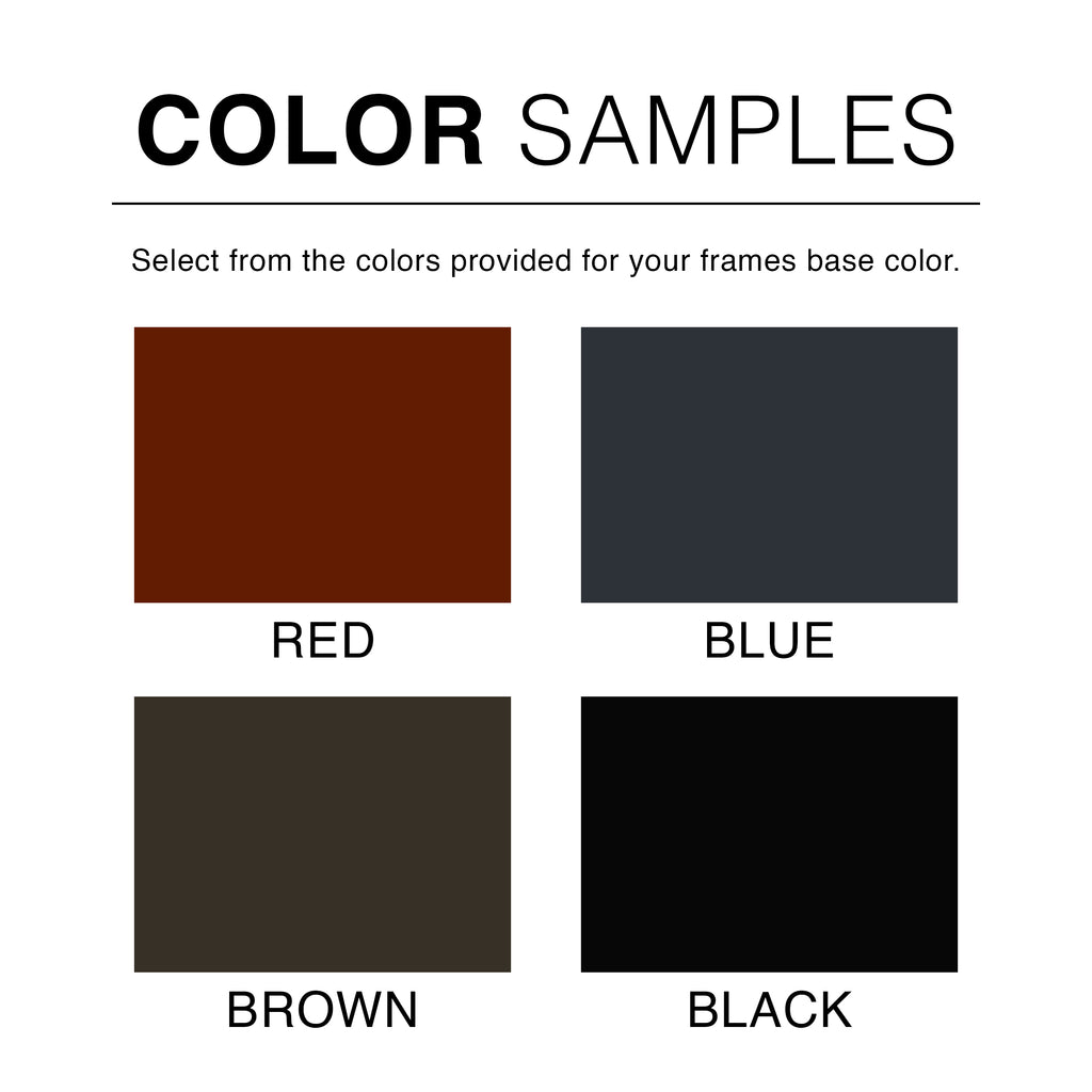 Red Blue Brown Black 