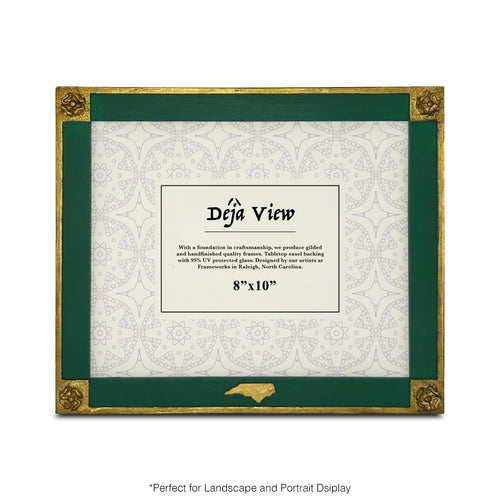 Front of Green Gilded Frame