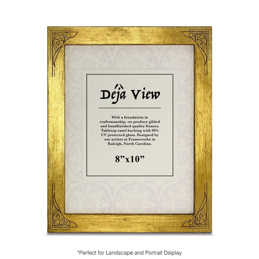 Front view of Quartet Gilded Frame